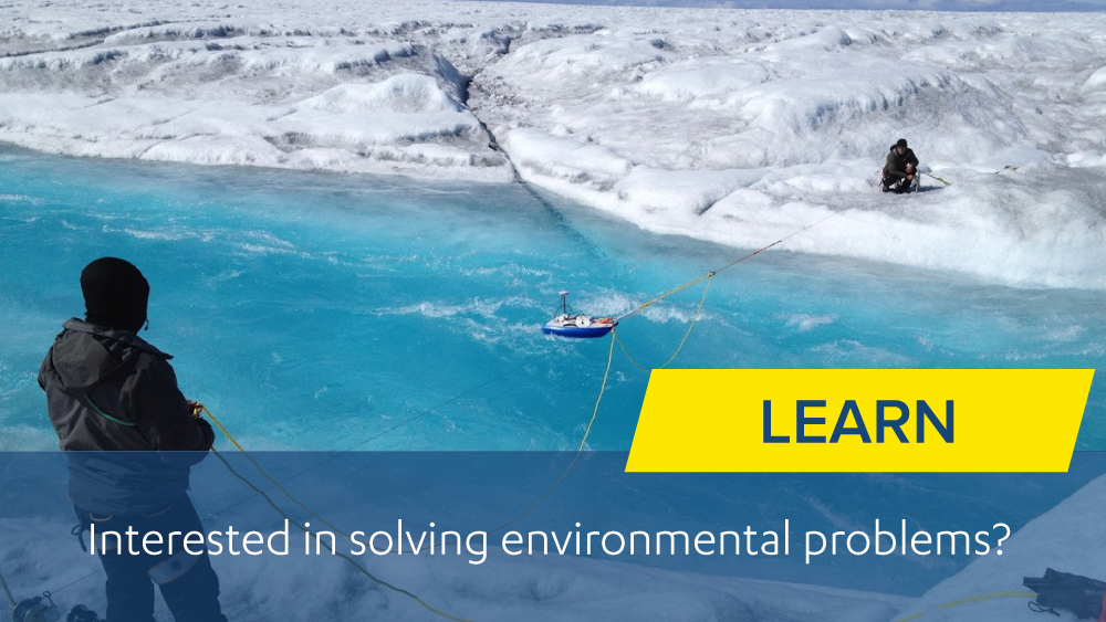 'Learn' - Interested in solving environmental problems?
